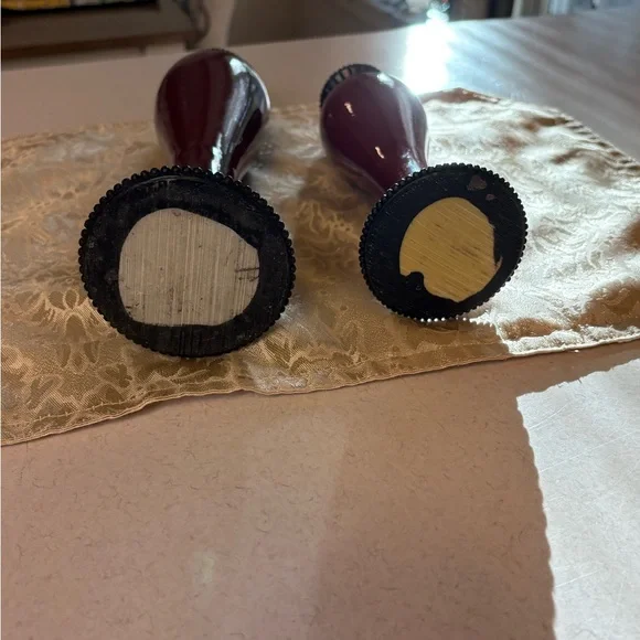 Vintage Retired Pair of PartyLite Moroccan Spice Taper Candle Holders - Picture 5 of 5